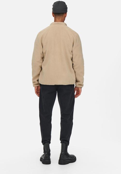 Only & Sons - Noah fleece jacket - brown