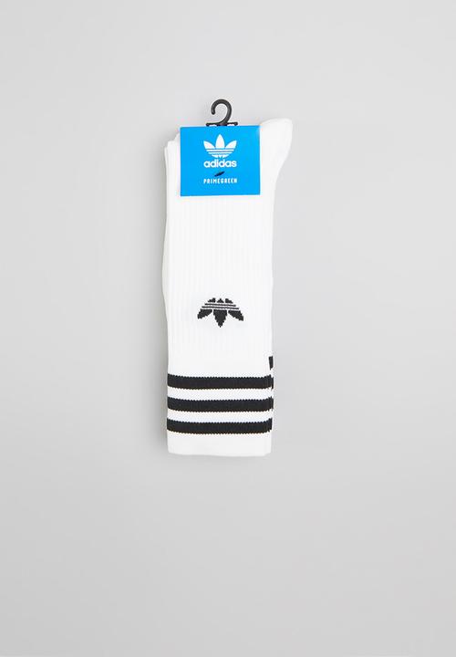 adidas Performance - Solid crew sock - white & black