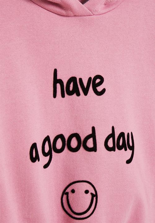 Superbalist Kids - Girls printed hoodie - pink