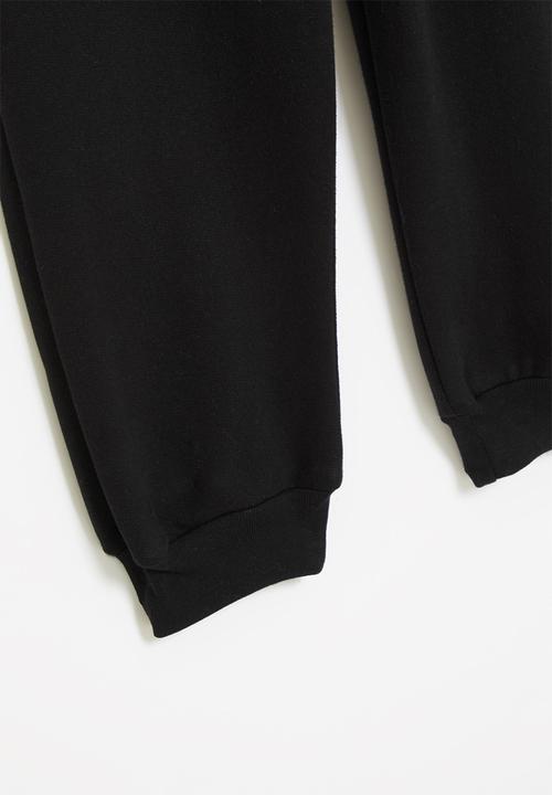 Superbalist - Boys smiley jogger - black