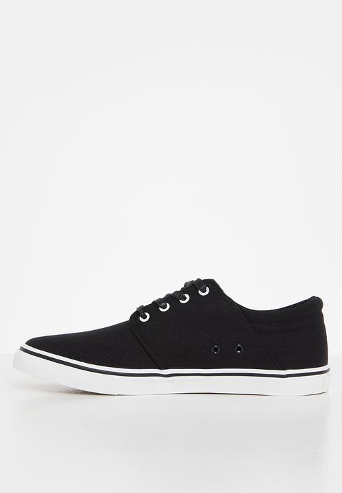 POLO - Classic canvas sneaker - black