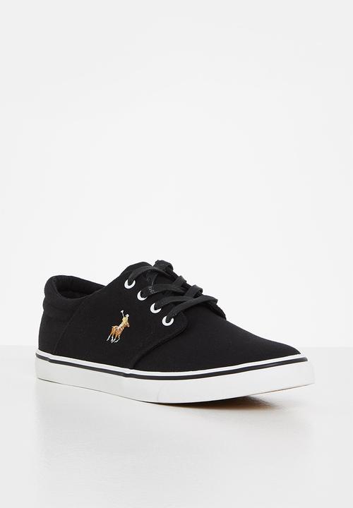 POLO - Classic canvas sneaker - black