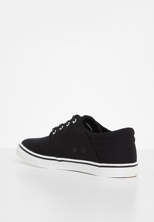 POLO - Classic canvas sneaker - black