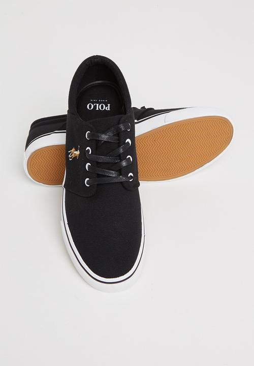 POLO - Classic canvas sneaker - black
