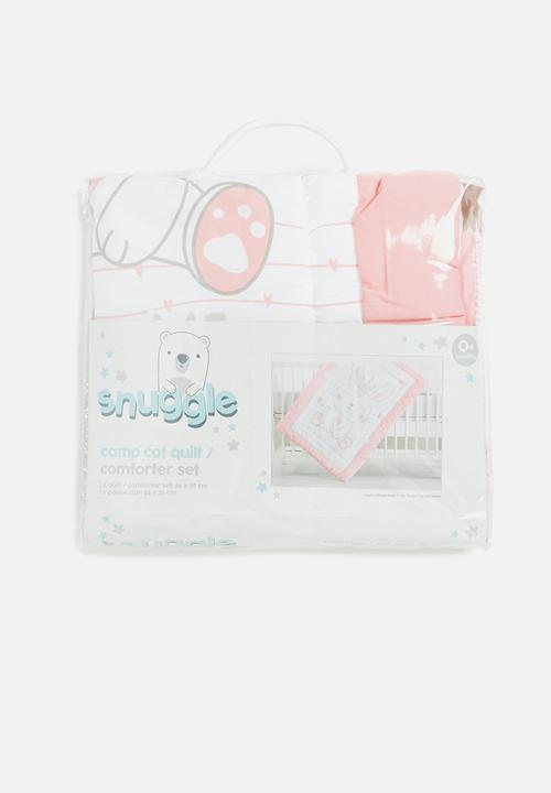 Character Group - Bunny camp cot comforter - pink