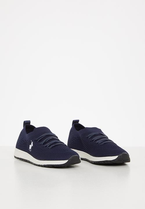 POLO - Kids athleisure knit sneaker - navy