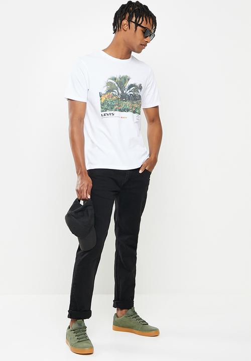 Levi’s® - Graphic crewneck tee - floral photo white