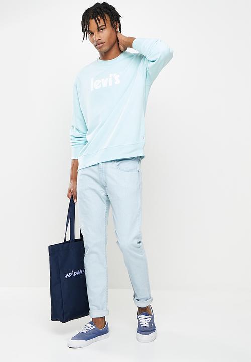 Levi’s® - T3 relaxed graphic crew - starlight blue
