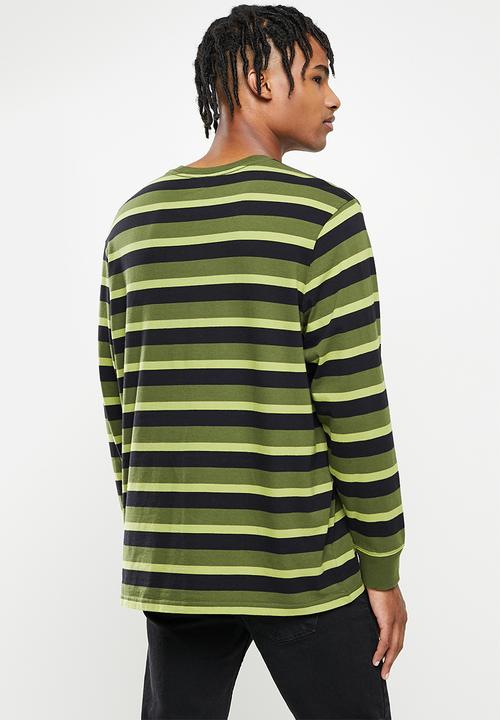 Levi’s® - Relaxed ls jocktag tee indoors - mossy green