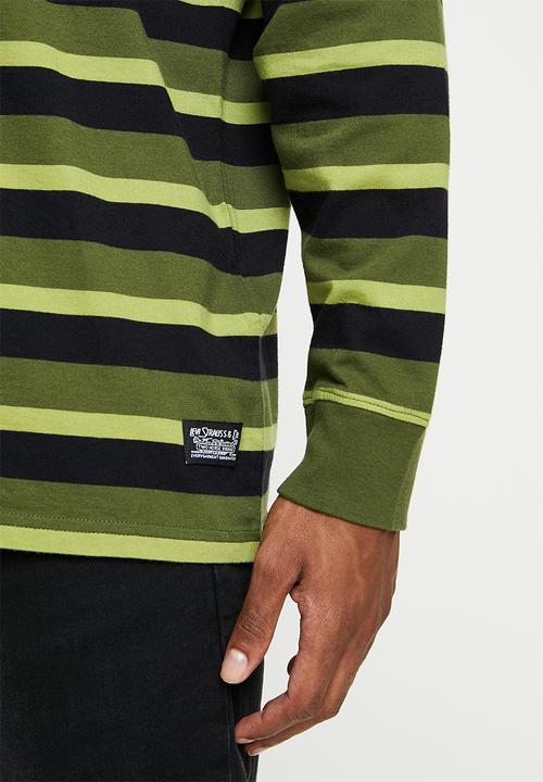 Levi’s® - Relaxed ls jocktag tee indoors - mossy green