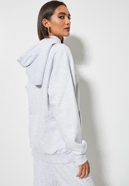 Superbalist - Longline hoodie - ice melange