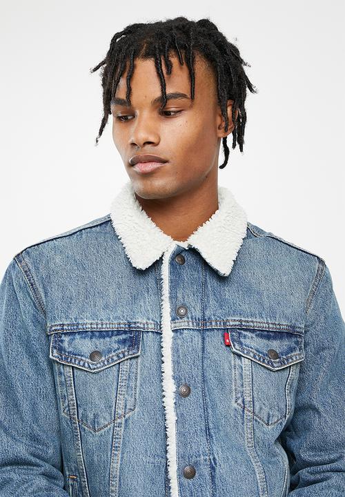 Levi’s® - Type 3 sherpa trucker - blue