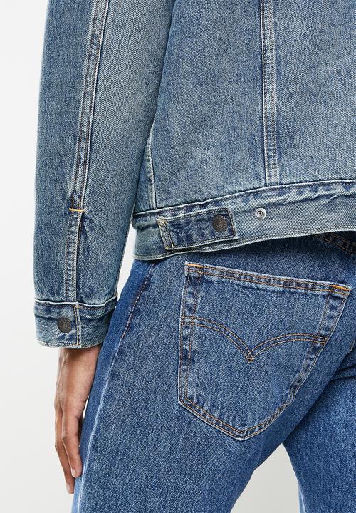 Levi’s® - Type 3 sherpa trucker - blue