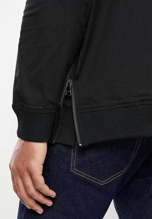 POLO - PJC LS Woven Sweatshirt - Black