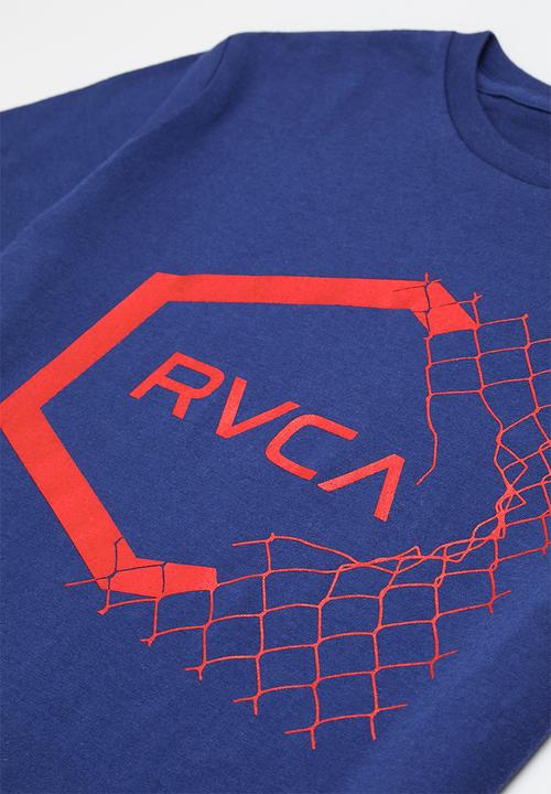 RVCA - Hex fence short sleeve boy - navy marine