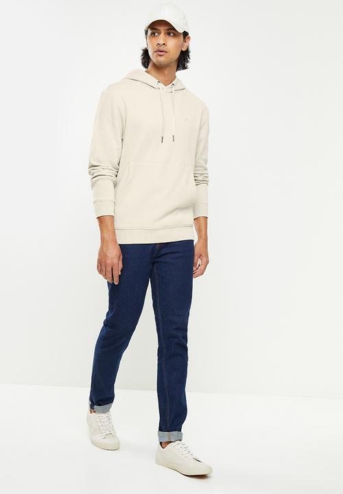 POLO - Hooded Fleece Sweatshirt - Ecru