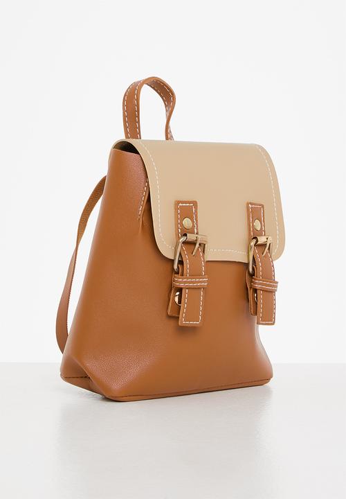 Superbalist - Amy backpack - tan & cream