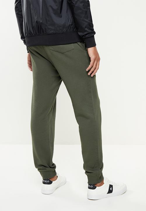 POLO - Men sport embossed jogger - fatigue