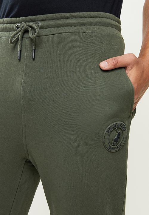 POLO - Men sport embossed jogger - fatigue