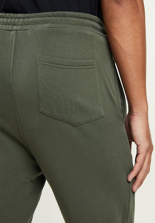 POLO - Men sport embossed jogger - fatigue
