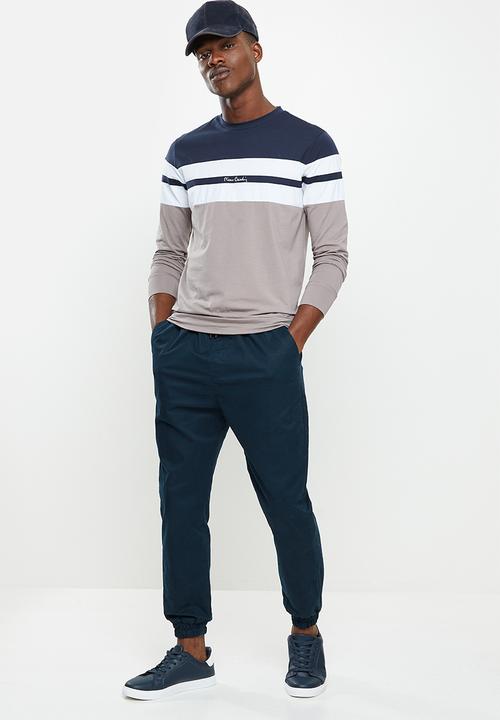 Pierre Cardin - PC Tommy  Stretch LS Tee- Multi