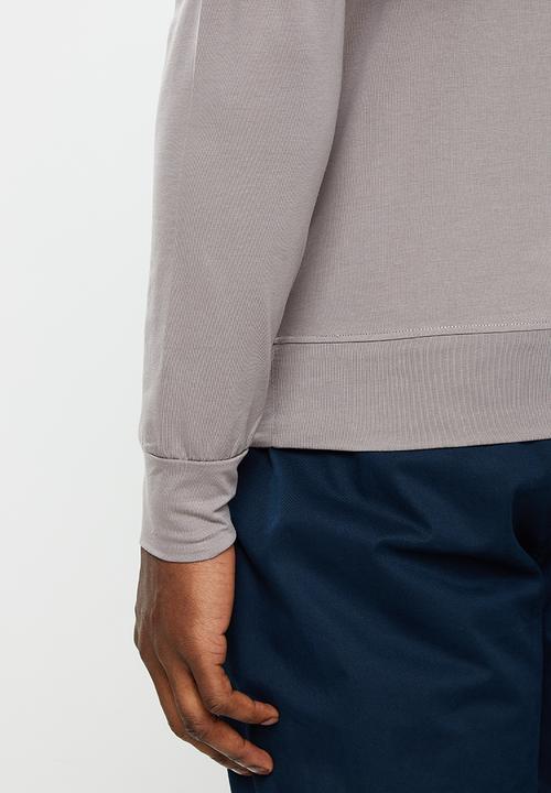 Pierre Cardin - PC  Paul Stretch long sleeve Tee - Black & grey