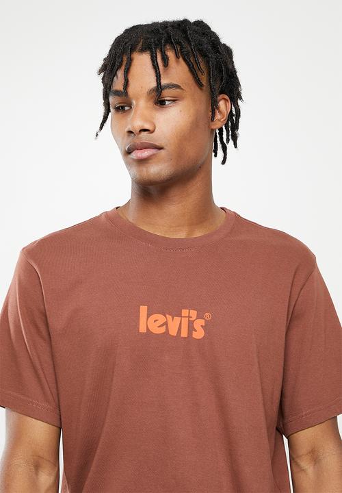 Levi’s® - Ss relaxed fit tee poster logo chest - cinnamon stick