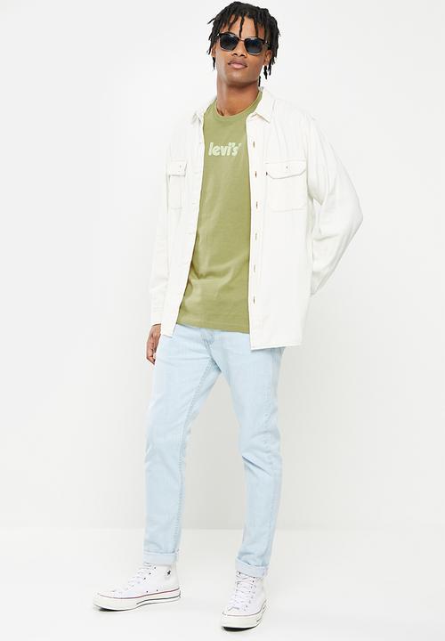 Levi’s® - Ss relaxed fit tee poster center - deep aloe