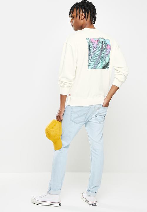 Levi’s® - T3 relaxed graphic crew - egret