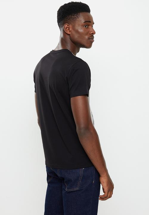 Pierre Cardin - PC Charlie Stretch Blocked Tee - Black & stone
