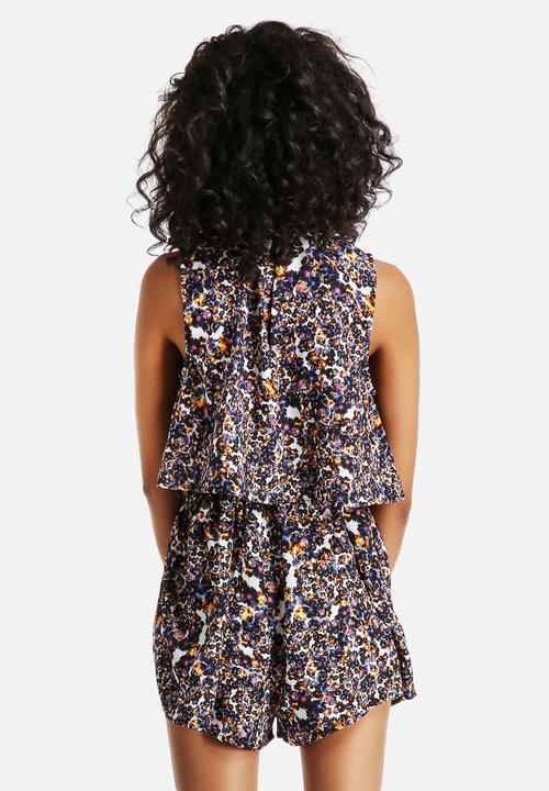 Neon Rose - Amber Freckle Crop Top