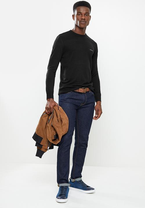 Pierre Cardin - PC Classique Crew Knitwear - Black