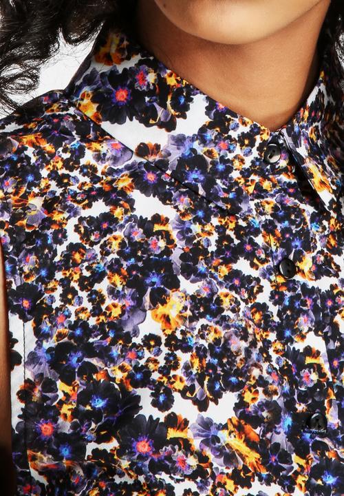 Neon Rose - Amber Freckle Crop Top
