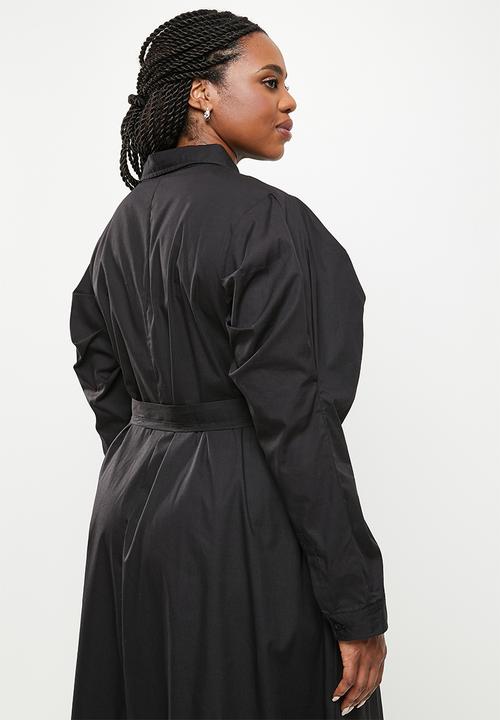 AMANDA LAIRD CHERRY - Plus formosa dress - black poplin