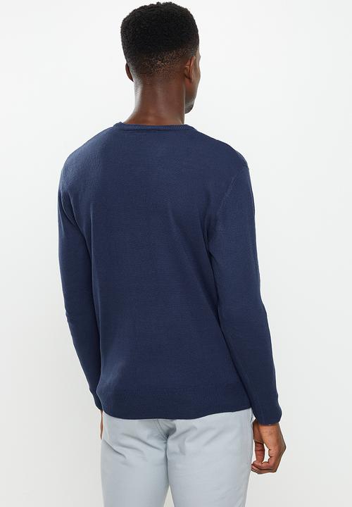 Pierre Cardin - PC Classic V-Neck Knitwear - Navy