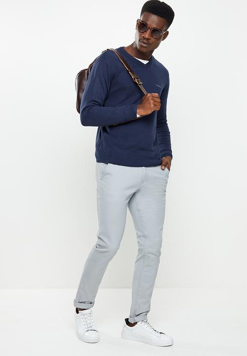 Pierre Cardin - PC Classic V-Neck Knitwear - Navy