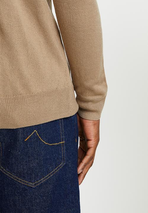 Pierre Cardin - PC Classic V-Neck Knitwear - Stone