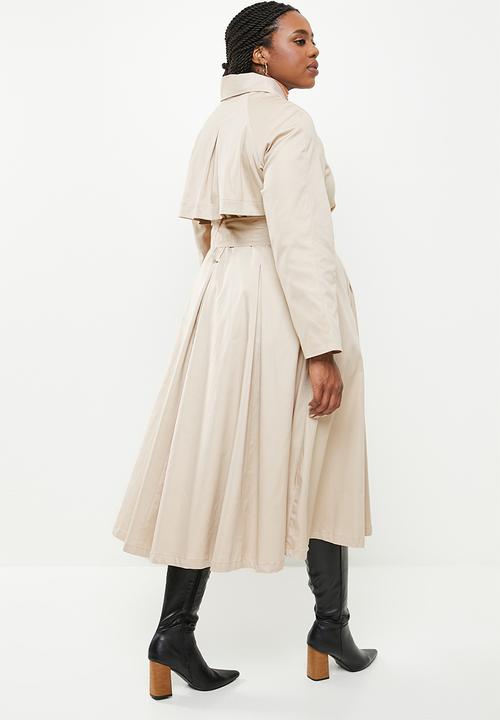 AMANDA LAIRD CHERRY - Plus njesuthi coat - stone fine twill