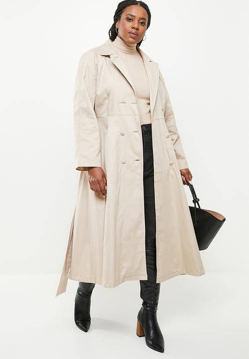 AMANDA LAIRD CHERRY - Plus njesuthi coat - stone fine twill