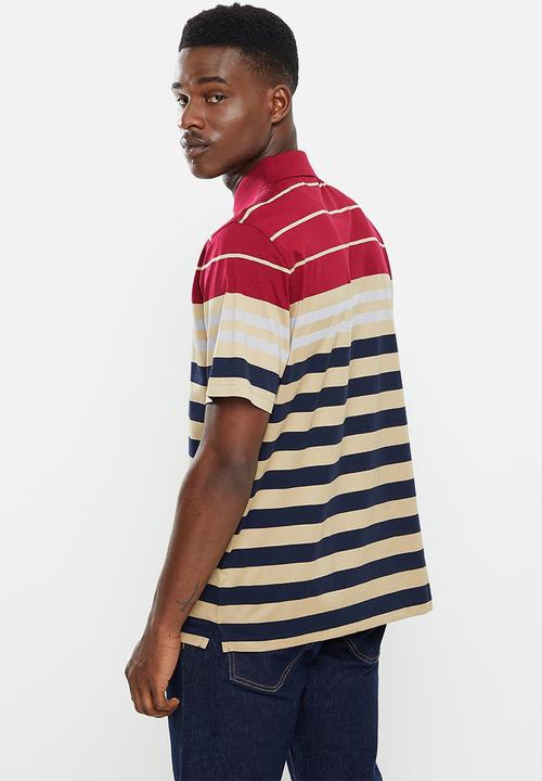 Pierre Cardin - PC Mercerized 115  Richness Golfer  - red, beige & multi