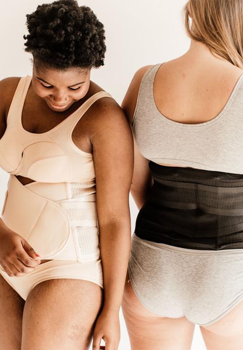 Maternity Mommy - Maternity postpartum recovery belly wrap - black
