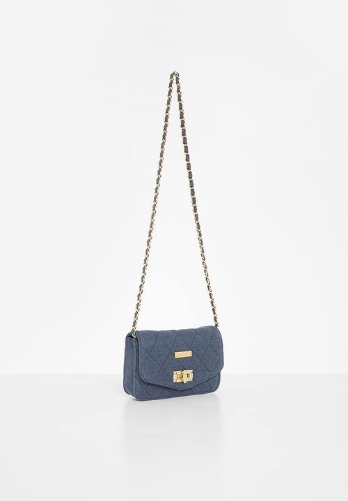 SISSY BOY - Quilted crossbody - denim