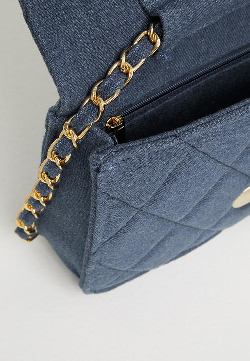 SISSY BOY - Quilted crossbody - denim