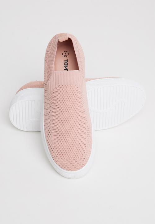 Tom Tom - Chunky knit flatform sneaker - mink