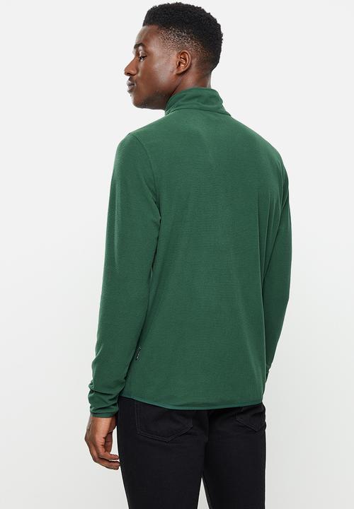 Hi-Tec - Tech 1/4 zip Layering Top - jungle green