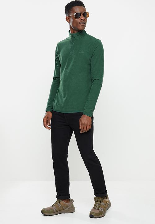 Hi-Tec - Tech 1/4 zip Layering Top - jungle green