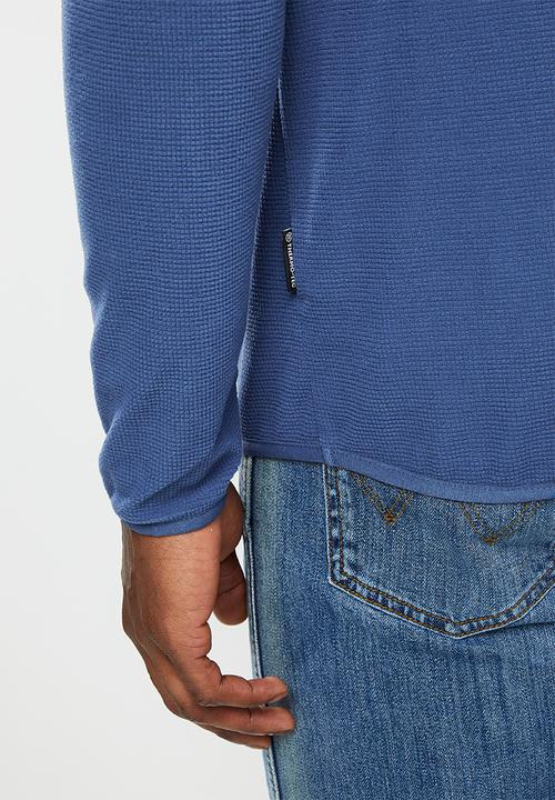 Hi-Tec - Tech 1/4 zip Layering Top - dark denim