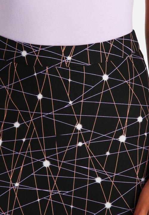 Neon Rose - Supernova Midi Skirt