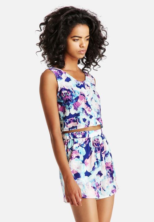 Neon Rose - Meth Petal Button Loose Vest