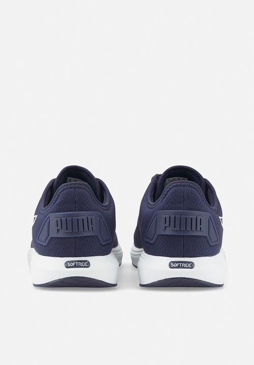 PUMA - Softride cruise - peacoat & puma white